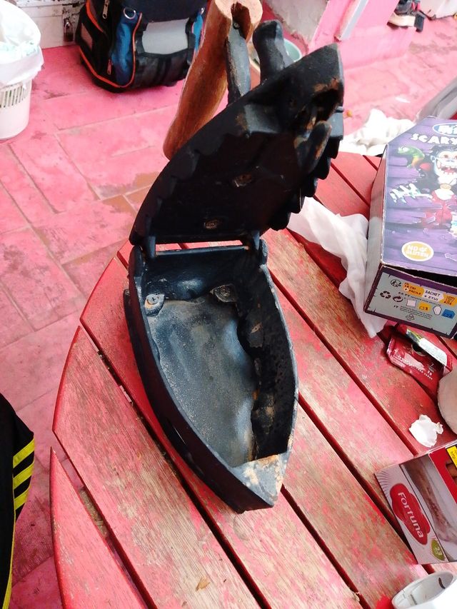 Plancha hierro colado