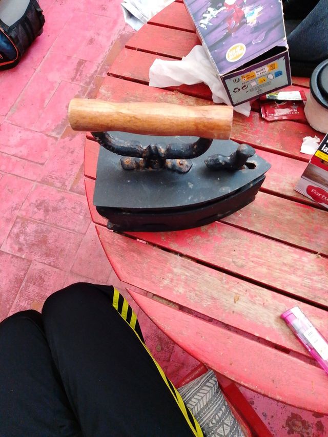 Plancha hierro colado