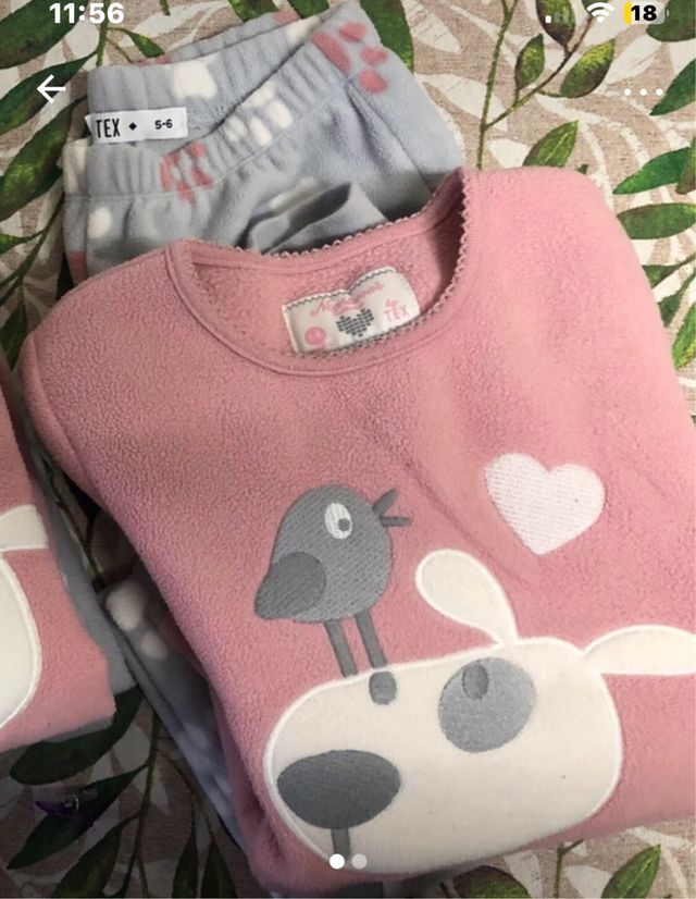 Pijama tex talla 5-6