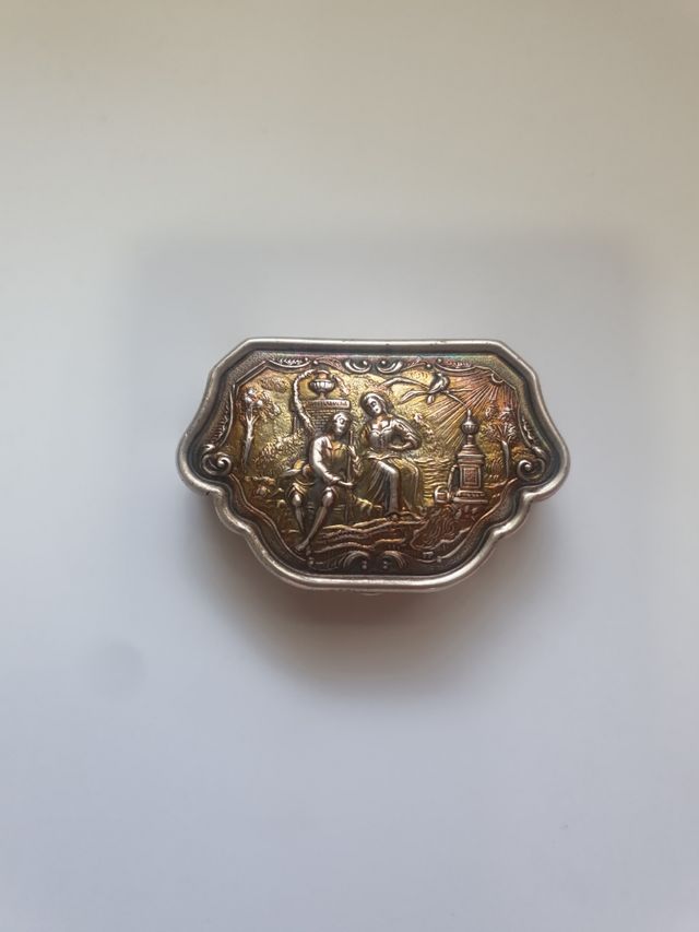 Antigua caja plata 925 pastillero