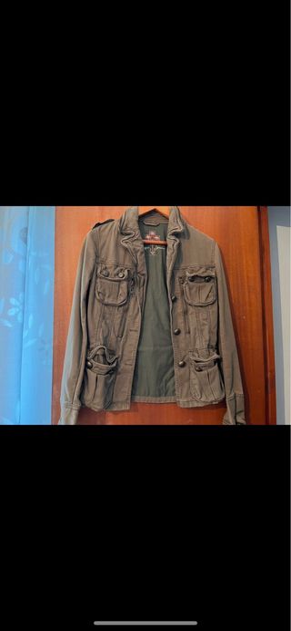 Chaqueta vintage Pepe Jeans tallaL Verde Militar