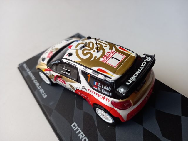 Citroën DS3 WRC 2013; S. Loeb; IXO; Scala: 1/43