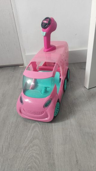 Coche teledirigido Barbie DJ Express Deluxe 2 en 1