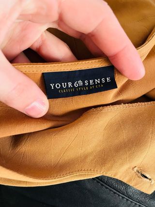 Blouse vintage 6th Sense botones dorados L