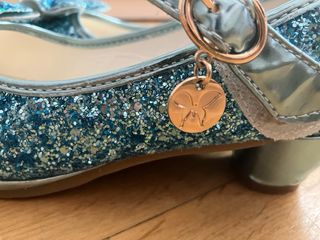 Zapatos niña fiesta azul