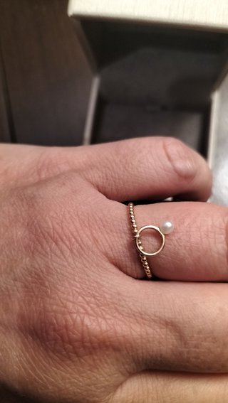 Anillo oro rosa 18k el corte inglés