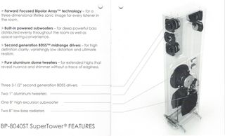 3 Altavoces Definitive Technology BP8040