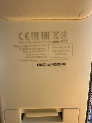 VENDO Altavoz estéreo inalámbrico BT3000W/12
