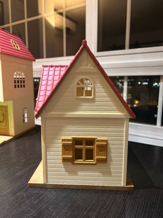 sylvanian families casa con dos pisos