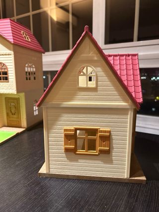 sylvanian families casa con dos pisos