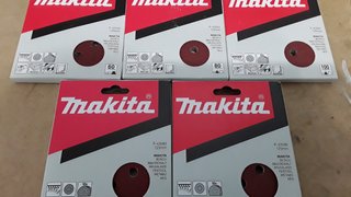 Discos de lija Makita 125mm.