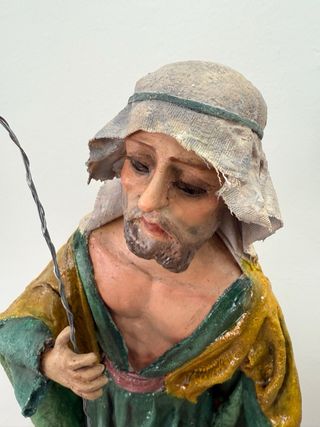 Pastor de Belén. Terracota y encolados. 