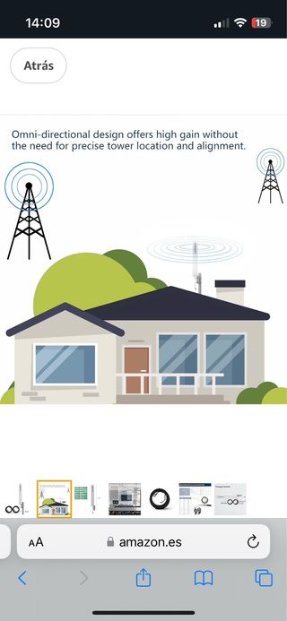 Antena Omnidireccional 4G 10dBi “NUEVO”