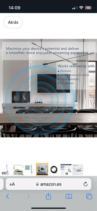 Antena Omnidireccional 4G 10dBi “NUEVO”