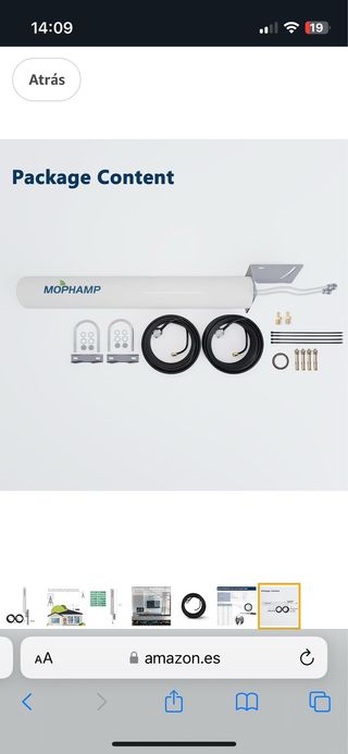 Antena Omnidireccional 4G 10dBi “NUEVO”