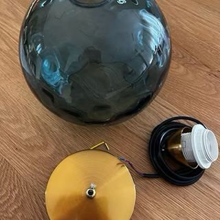Lampara colgante esferica Vintage “NUEVA”