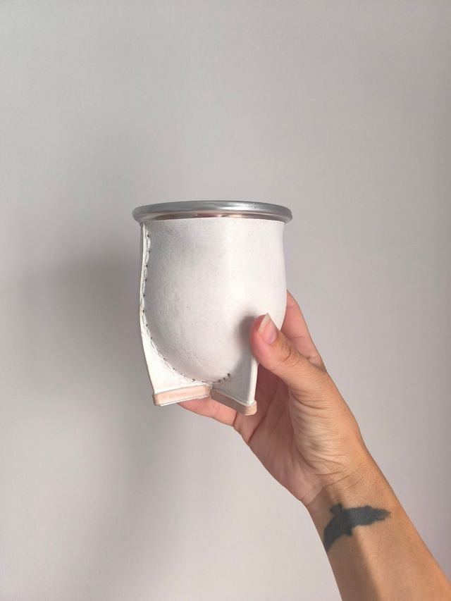 Mate camionero blanco