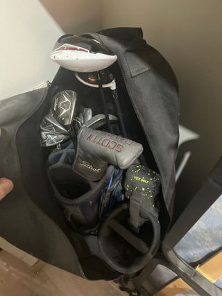 Set de palos de Golf,Putter, 2 maletas.