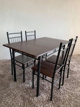 MESA CON 4 SILLAS NUEVAS ¡TRANSPORTE *685*038*326*