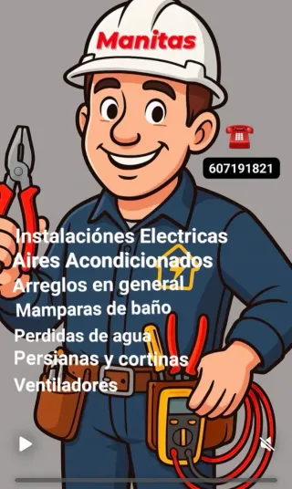 MANITAS - ELECTRICISTA - REPARACIÓNES ☎️607191821