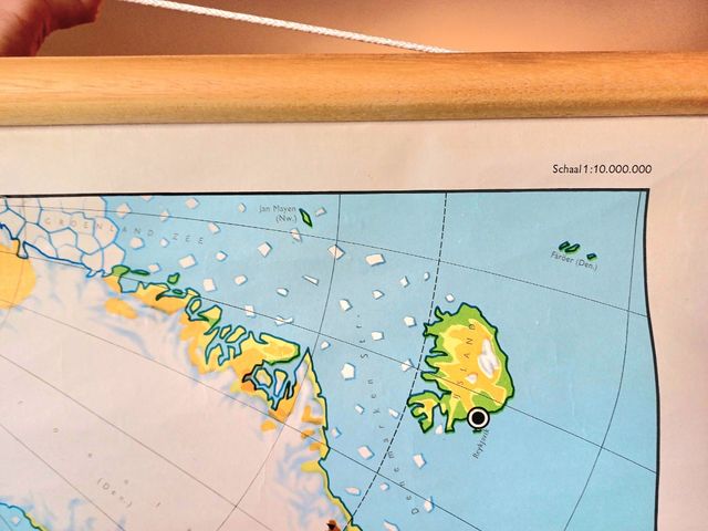 Mapa mural escolar America del Norte