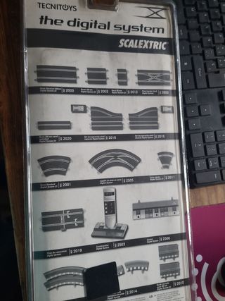 Scalextric pista conexiones