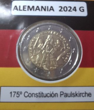 ✅ Alemania 2024 175º Aniv. de la Paulskirche S/C