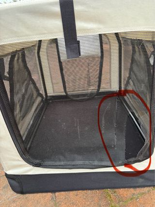 Transportin plegable para mascotas talla L