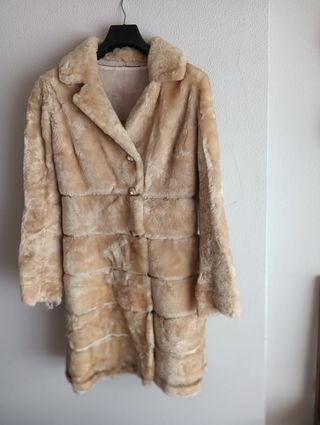Abrigo vintage piel de mutón