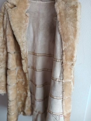 Abrigo vintage piel de mutón