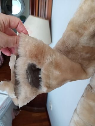 Abrigo vintage piel de mutón