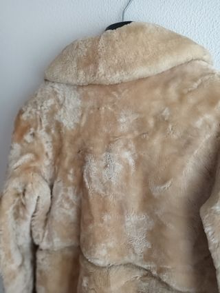 Abrigo vintage piel de mutón