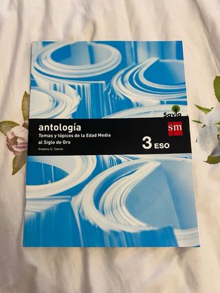 Libro antología 3 ESO