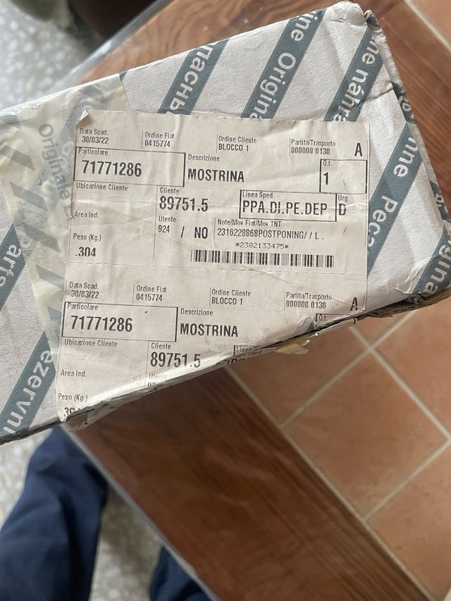 Consola NUEVA palanca cambio ALFA ROMEO 159 metali