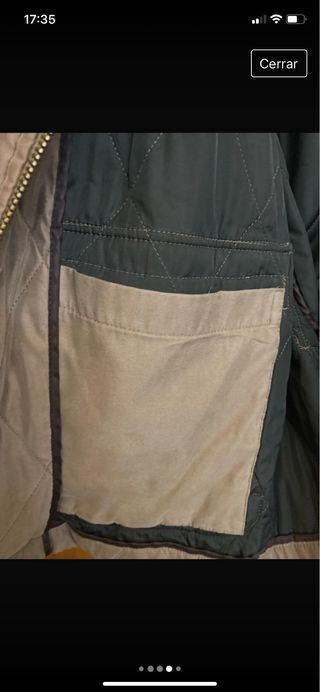 Chaqueton o parka caballero