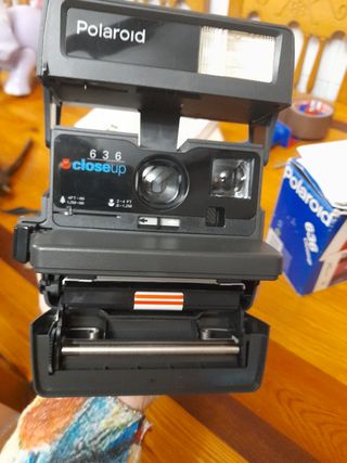 Cámara vintage polaroid 636