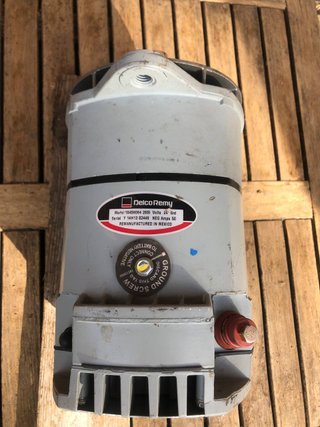 alternador brushless Delco Remy 26si 24v 50A