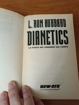 Vintage 1999 libro Dianetics