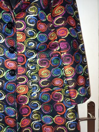 Abrigo chaqueta multicolor 