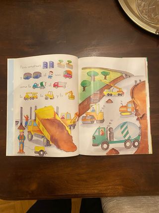 Libro infantil Vehículos terrestres