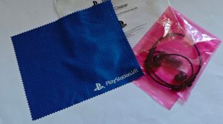Auricolari per PS VR + panno pulizia -- Ufficiali