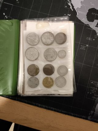 12 Monedas antiguas para coleccion 