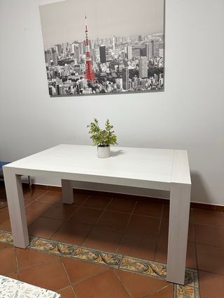 Mesa de Comedor grande y extensible 