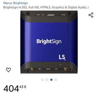 Reproductor multimedia BrightSign LS425