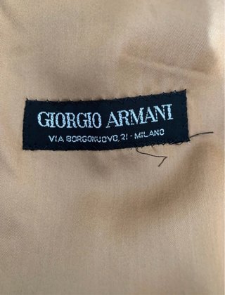 Cappotto uomo Giorgio Armani