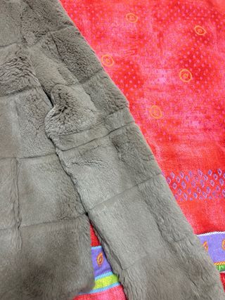 Abrigo piel de conejo Fórmula Joven Talla 40
