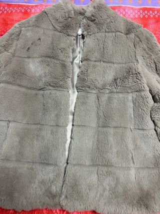 Abrigo piel de conejo Fórmula Joven Talla 40