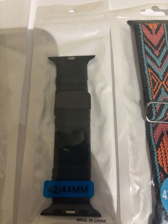 Pack 3 correas apple watch 42/44/45 mm
