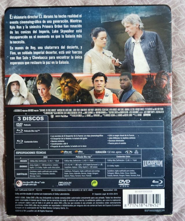 Caja metálica star wars 