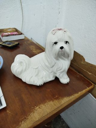 Figura porcelana perrito